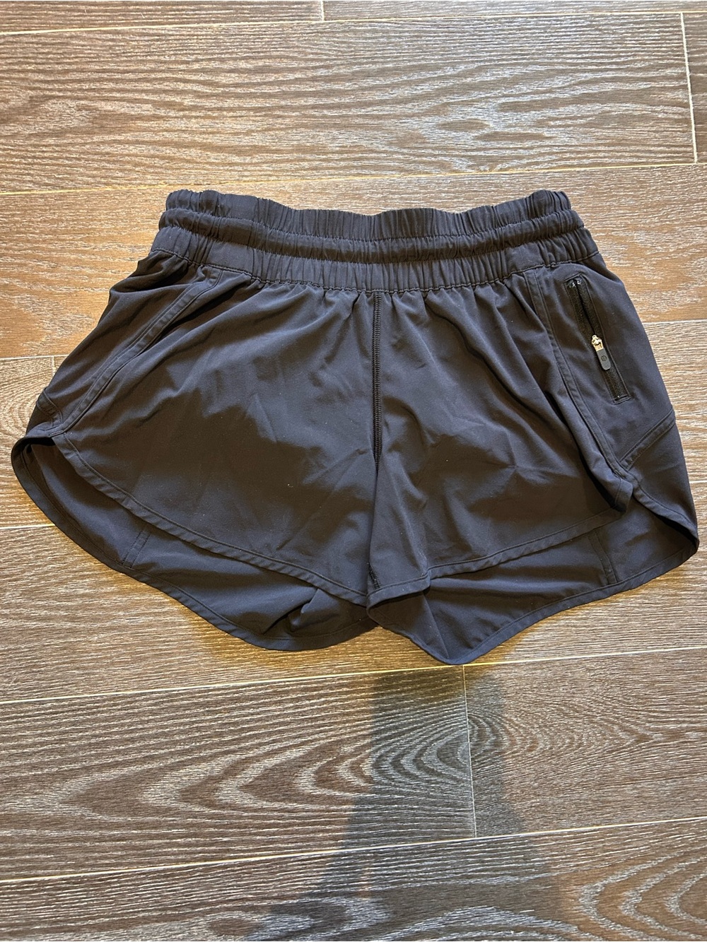 Lululemon Black Shorts with Zip Pocket